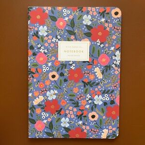 Rifle Paper Co. Blue and Red Floral Notebook